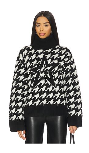 Jersey chunky houndstooth en color negro talla L (también en M, S, XL, XS) - Perfect Moment - Modalova