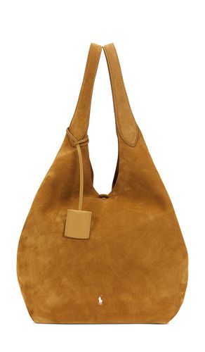 Bolso grande de gamuza en color bronce talla all - Polo Ralph Lauren - Modalova