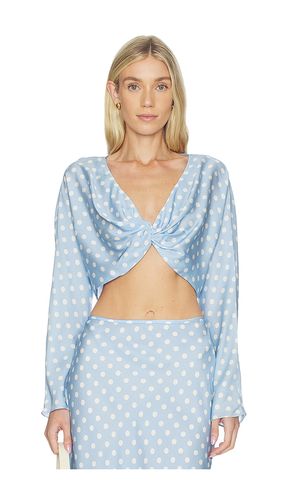 Top manga larga tillie en color baby blue,white talla L (también en M, S, XS, XXS) - Posse - Modalova