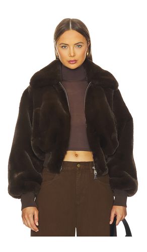 Clemence Faux Fur Jacket in . Taglia L. Also in M, S - Ronny Kobo - Modalova