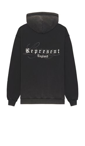 Hoodie sobreimpresa legacy en color negro talla L (también en M, XL/1X) - REPRESENT - Modalova
