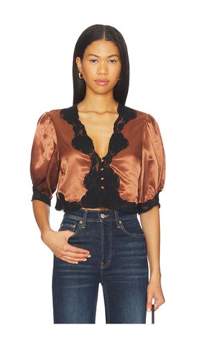 Yasmin top en color cognac talla XXL (también en XXXL) - RIXO - Modalova