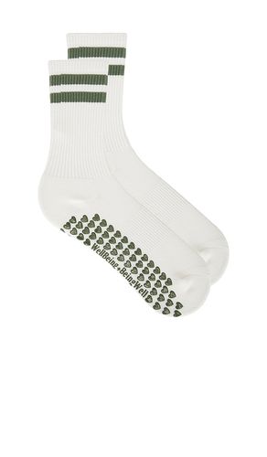 Striped Tube Grip Sock in - WellBeing + BeingWell - Modalova