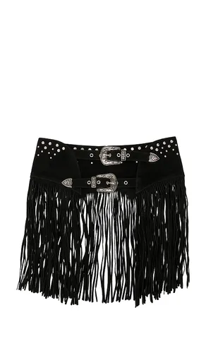 Fringe Studded Belt in . Size L. Also in M, S, XS - Understated Leather - Modalova