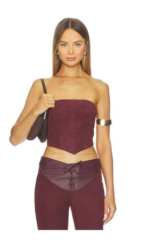 Hankerchif Whipstitch Top in . Taglia L. Also in M, S, XL - Understated Leather - Modalova