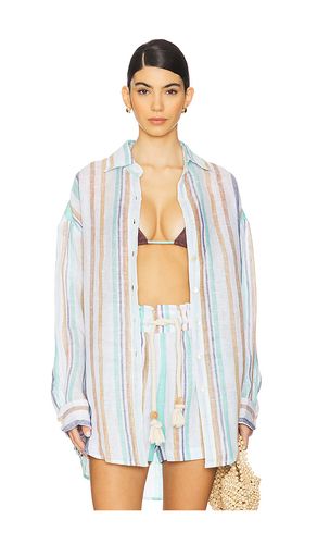 CHEMISE BOYFRIEND EN LIN PLAYA en . Taille L. Also en M, S, XS - vitamin A - Modalova