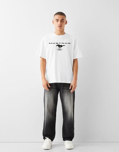 Camiseta Ford Manga Corta Hombre Xs - Bershka - Modalova