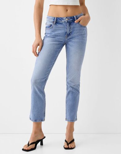 Jeans Cropped Flare Mujer 40 - Bershka - Modalova