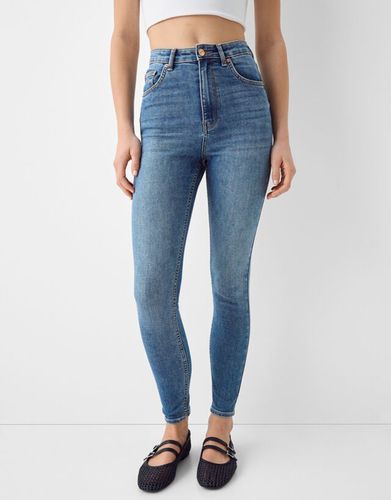 Jeans Super High Waist Skinny Mujer 40 - Bershka - Modalova