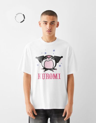 Camiseta Kuromi Manga Corta Boxy Hombre Xl - Bershka - Modalova