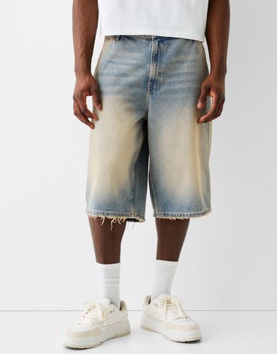 Bermuda Denim Skater Hombre 46 - Bershka - Modalova