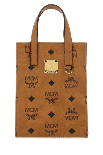 Printed Fabric Handbag Polyurethane Borse A Mano - Unisex - MCM - Modalova