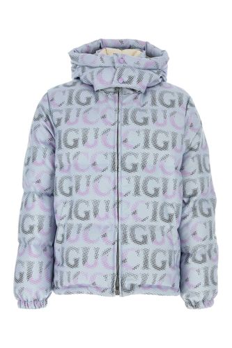 Printed Polyester Down Jacket Piumini - Men - Gucci - Modalova