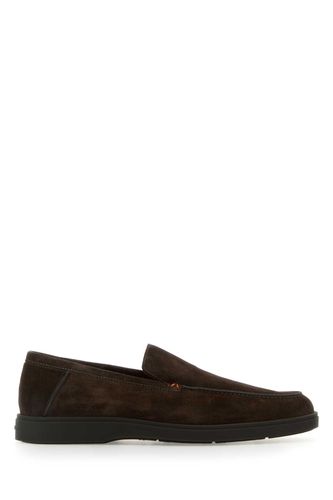 Santoni Darkbrown Mocassini - Santoni - Modalova