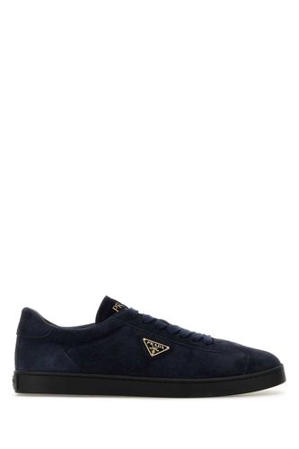 Dark Suede Sneakers - Men - Prada - Modalova