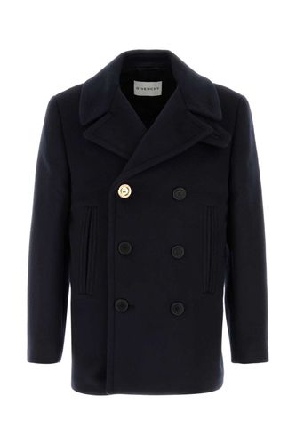 Givenchy Darkblue Coat - Givenchy - Modalova