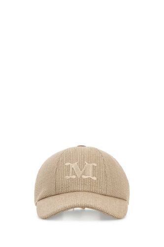 Sand Raffia Circense Baseball Cap Cappelli E Fasce Per Capelli - Women - Max Mara - Modalova