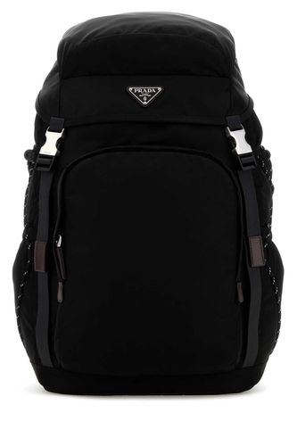 Black Canvas Backpack Nero Zaini - Men - Prada - Modalova