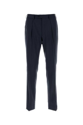 Blue Stretch Wool Pant Exterior: Elastane Pantaloni - Men - Brioni - Modalova