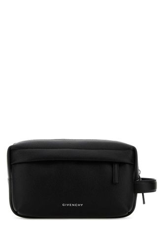 Black Leather U Backpack Beauty Case - Men - Givenchy - Modalova