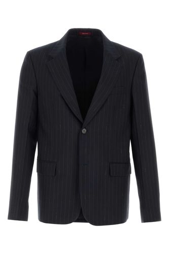 Embroidered Wool Blazer Giacche E Gilet - Men - Gucci - Modalova