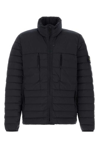 Midnight Blue Stretch Nylon Down Jacket Piumini - Men - Stone Island - Modalova