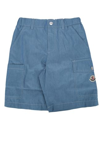 Moncler Jr Shorts Indaco - Moncler Jr - Modalova