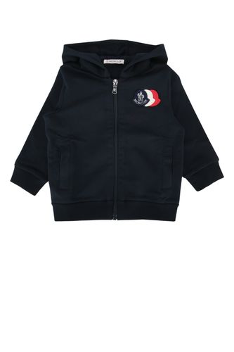Moncler Jr Zip Up Hoodie 778 Felpe - Moncler Jr - Modalova