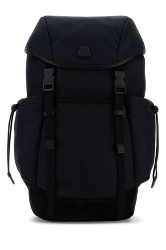 Midnight Blue Canvas Backpack 742 Zaini - Men - Moncler - Modalova