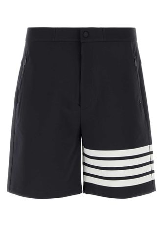 Mjq237aj0242 415 Viscose Polyamide Elastane Bermuda - Thom Browne - Modalova