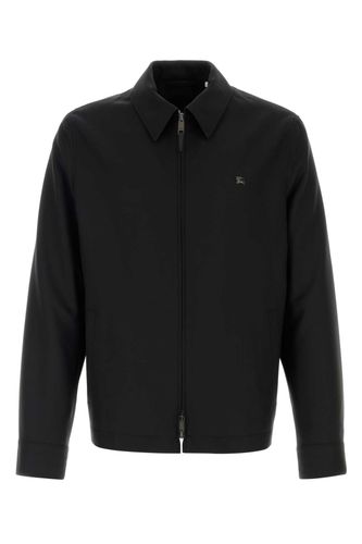 Burberry Black Wool Giacche E Gilet - Burberry - Modalova