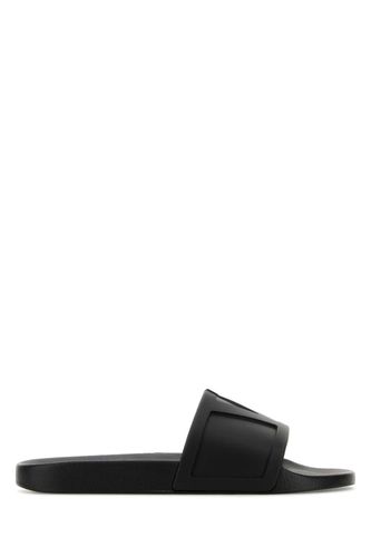 Valentino Garavani Nero Slippers - Valentino Garavani - Modalova
