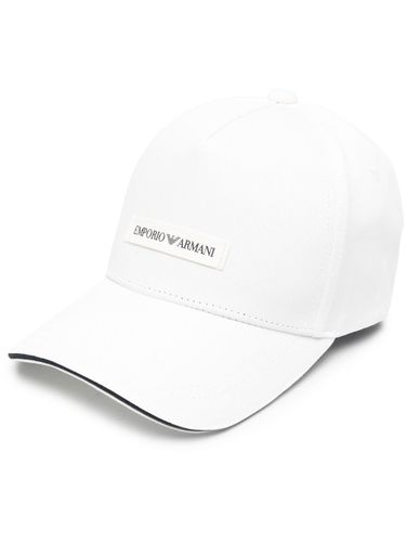 Emporio Armani Logo Cotton Cap - Emporio Armani - Modalova