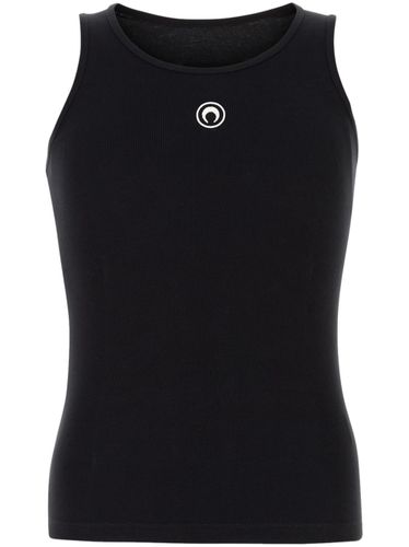 MARINE SERRE Moon Cotton Tank Top - MARINE SERRE - Modalova