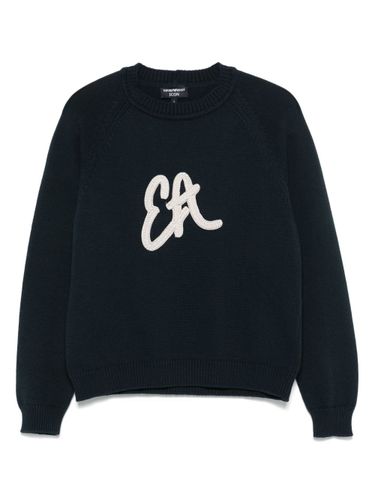 Logo Cotton Blend Sweatshirt - Emporio Armani - Modalova