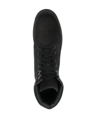 MONCLER- Leather Ankle Boot - Moncler - Modalova
