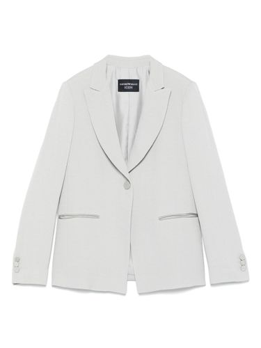 Single-Breasted Blazer Jacket - Emporio Armani - Modalova