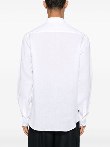 EMPORIO ARMANI- Linen Shirt - Emporio Armani - Modalova