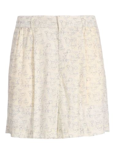 Allover Logo Bermuda Shorts - Emporio Armani - Modalova
