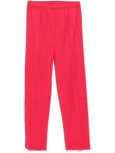 Pleated Trousers - PLEATS PLEASE ISSEY MIYAKE - Modalova