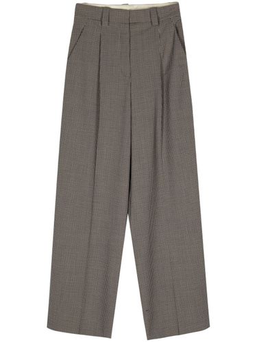 Alysi Wool Blend Wide-Leg Trousers - Alysi - Modalova