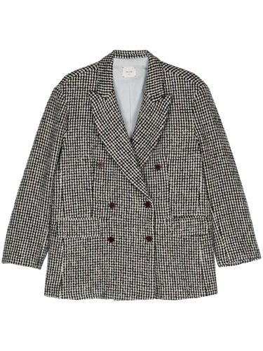 Wool Blend Double-Breasted Coat - Alysi - Modalova