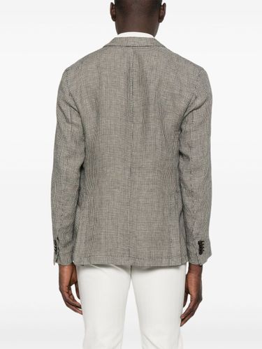 Linen Blend Single-breasted Jacket - Boglioli - Modalova