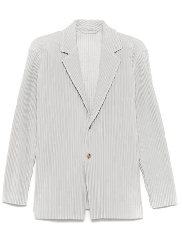 Pleated Single-Breasted Jacket - HOMME PLISSE' ISSEY MIYAKE - Modalova