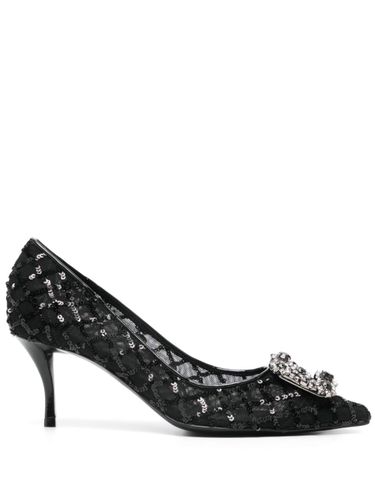 Roger Vivier Flower Strass Pumps - Roger Vivier - Modalova