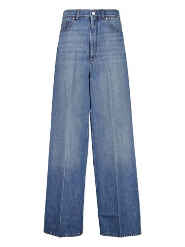 Wide Leg Denim Jeans - Stella McCartney - Modalova