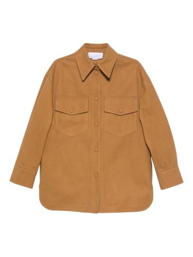 Faux Suede Leather Overshirt - Stella McCartney - Modalova