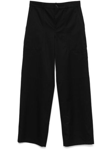 Cotton And Silk Cargo Trousers - Loewe - Modalova