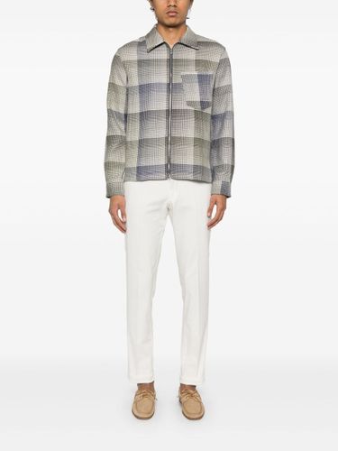Checked Cotton Shirt Jacket - PS PAUL SMITH - Modalova
