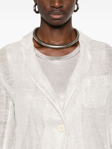 Linen Blend Single-breasted Jacket - Avant Toi - Modalova